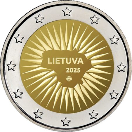 moneda conmemorativa 2 euros Lituania 2025 Defensa.