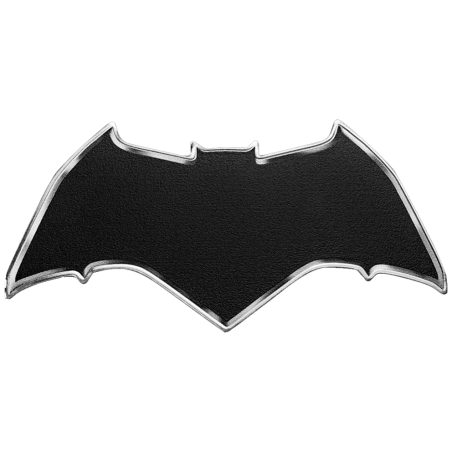 Moneda onza de plata 5$ Samoa Batman Batarang 2025. Color.