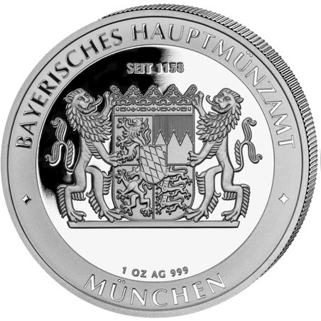 Moneda onza de plata Alemania 1 Bayern Thaler Baviera 2025.