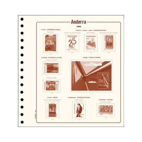 FILOBER Andorra Esp. 2024 montado con estuches.  - 1