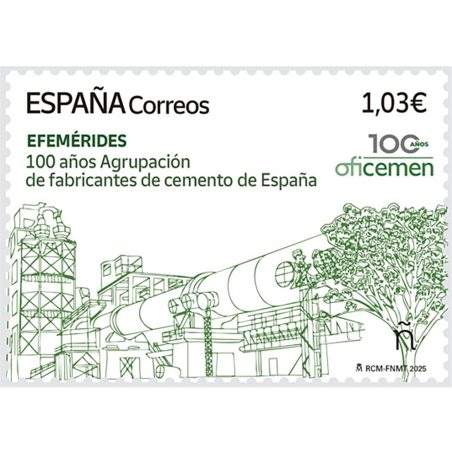 5807 100 años Agrupación fabricantes de cemento  - 1