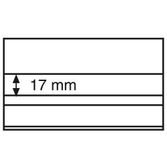 LEUCHTTURM Ficha carton negra 148x85. 2 bandas con pr.(100)