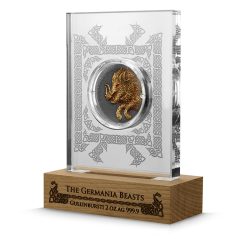 Moneda 2 onzas de plata Alemania 10 Mark 2025 Gullinbursti.  - 1