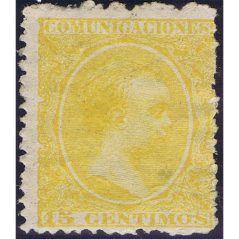 Sello de España nº229 Alfonso XIII. 15c. Amarillo  - 1