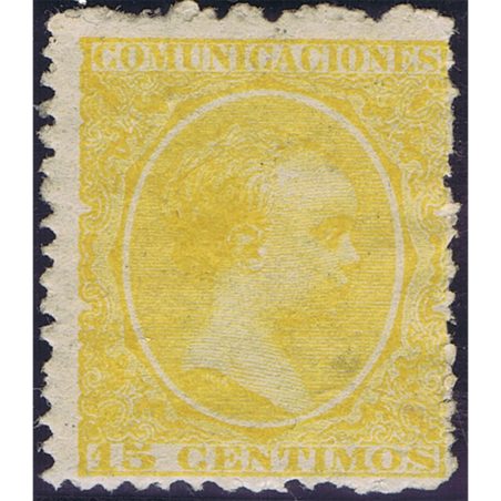 Sello de España nº229 Alfonso XIII. 15c. Amarillo  - 1