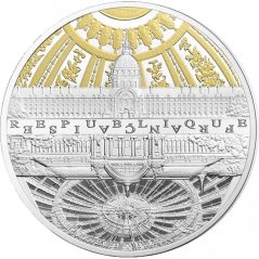 Francia 10€ 2015 UNESCO Grand Palais. Invalides. Plata.  - 1