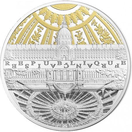 Francia 10€ 2015 UNESCO Grand Palais. Invalides. Plata.  - 1