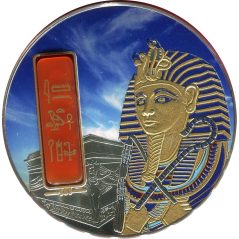 Moneda 2 onzas de plata Fiji 2012 50 Dollars Tutankhamon.  - 1
