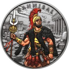 Moneda onza de plata Estados Unidos Hannibal. Color  - 1