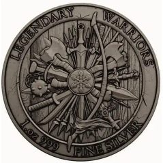 Moneda onza de plata Estados Unidos Hannibal. Color