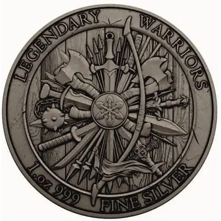 Moneda onza de plata Estados Unidos Hannibal. Color