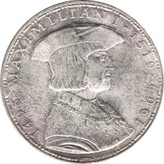 Moneda de plata 50 schillings Austria 1969 Maximilian I.  - 1