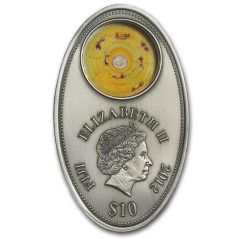 Moneda de plata Fiji 2012 10 Dollars Almagesto de Ptolomeo.