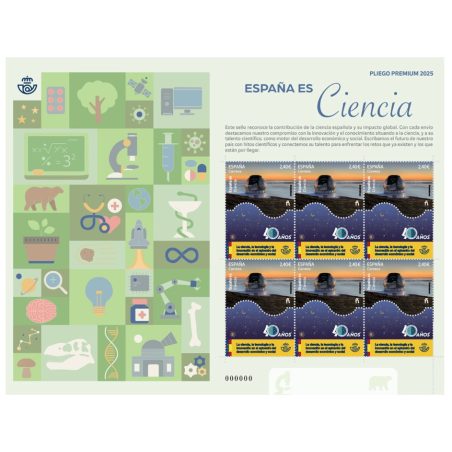 Pliego Premium año 2025 nº 169 España ES. Ciencia  - 1