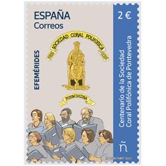 5818 Centenario de la Sociedad Coral Polifónica de Pontevedra.  - 1