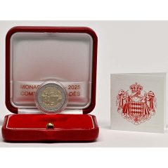 moneda conmemorativa 2 euros Mónaco 2025 Carladès. Proof