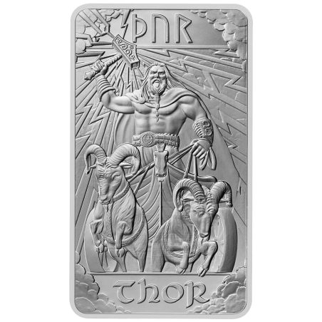 Moneda onza de plata Gran Bretaña 2025 Lingote Thor.  - 1