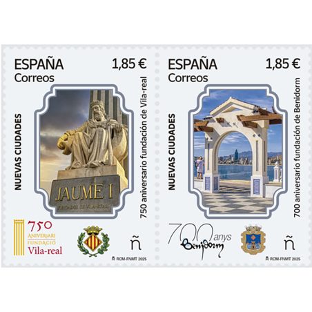 5825/6 Nuevas ciudades. Vila-real y Benidorm.  - 1