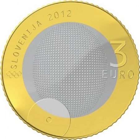 moneda Eslovenia 3 Euros 2012  - 1