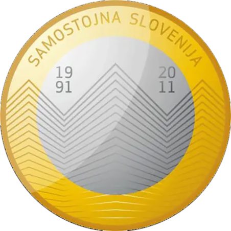 moneda Eslovenia 3 Euros 2011