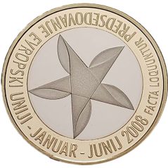 moneda Eslovenia 3 Euros 2008