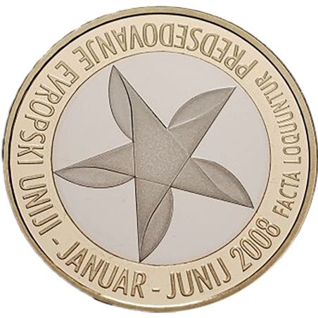 moneda Eslovenia 3 Euros 2008