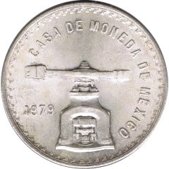 Moneda onza de plata Mexico 1979  - 1