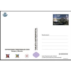 Entero Postal Año 2025 Exposiciones Territoriales. FESOFI