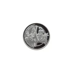 moneda Belgica 10 Euros 2004 ampliación UE. Estuche Proof. Plata