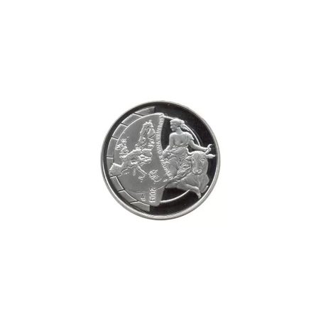 moneda Belgica 10 Euros 2004 ampliación UE. Estuche Proof. Plata