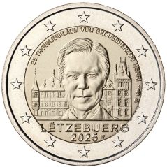 moneda conmemorativa 2 euros Luxemburgo 2025 Henri  - 1
