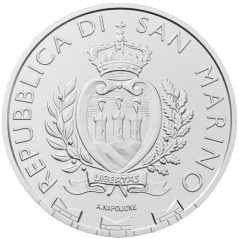 Moneda onza de plata San Marino 5 Euros 2025 Halcón Peregrino