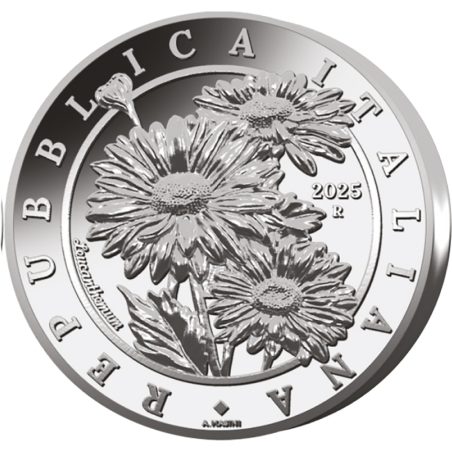 Moneda onza de plata Italia 0,25 Euros 2025 Flora.