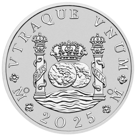 Moneda onza de plata 1$ Australia 2025 Columnario.  - 1