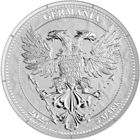 Moneda onza de plata Alemania 5 Mark 2025 Árbol Vida Invierno