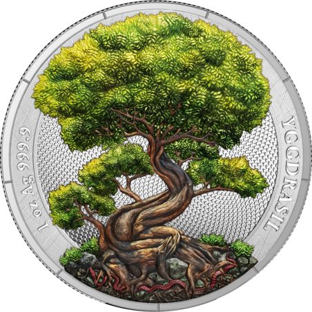 Moneda onza de plata Alemania 5 Mark 2025 Árbol Vida Verano  - 1