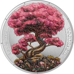 Moneda onza de plata Alemania 5 Mark 2025 Árbol Vida Primavera  - 1