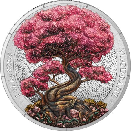Moneda onza de plata Alemania 5 Mark 2025 Árbol Vida Primavera  - 1