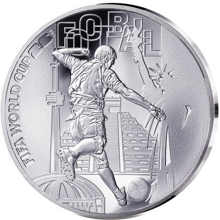 Francia 10€ 2025 Futbol Copa del mUndo FIFA 2026. Plata  - 1