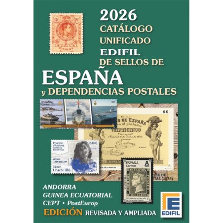 EDIFIL Catálogo Sellos España y Dependencias Postales 2026.  - 1