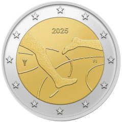 moneda conmemorativa 2 euros Finlandia 2025 Atletismo  - 1