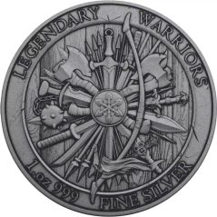 Moneda onza de plata Estados Unidos Leonidas. Color