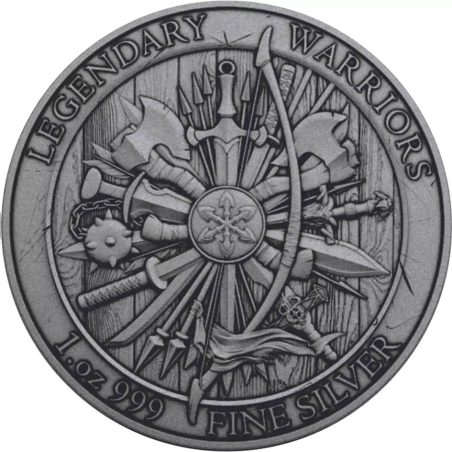 Moneda onza de plata Estados Unidos Leonidas. Color