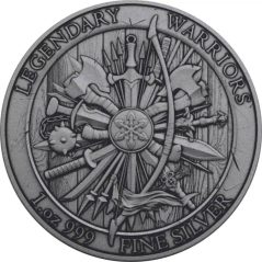 Moneda onza de plata Estados Unidos Julio Cesar. Color