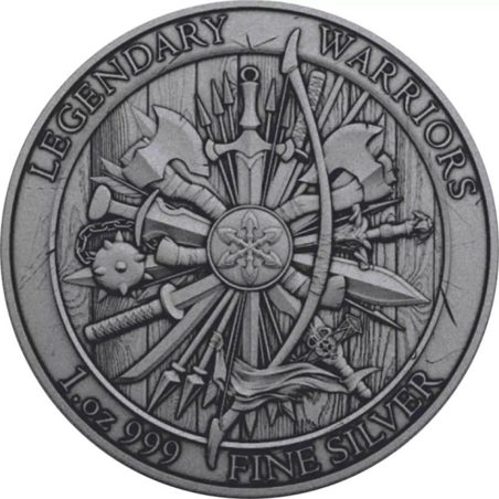Moneda onza de plata Estados Unidos Julio Cesar. Color