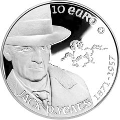 Moneda de plata Irlanda 10 Euros 2012 Jack B. Yeats  - 1