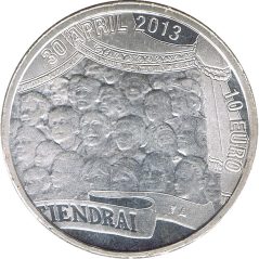 Holanda 10 Euros 2013 Coronación Rey Guillermo Alejandro.