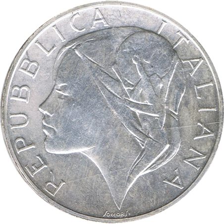 Moneda de plata 500 Liras Italia 1989 Copa Mundial Futbol 1990