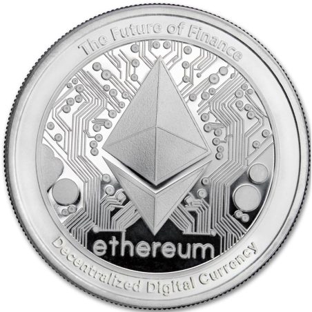 Moneda onza de plata 2 Dollars Niue 2025 Ethereum.  - 1