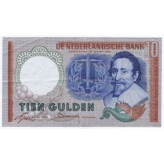 Billete Holanda 10 Tien Gulden 1953  - 1